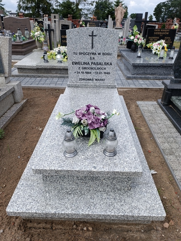 Ewelina Pasalska 1884 Bukownica - Grobonet - Wyszukiwarka osób pochowanych