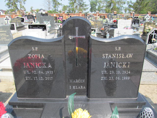Zofia Janicka 1933 Bukownica - Grobonet - Wyszukiwarka osób pochowanych