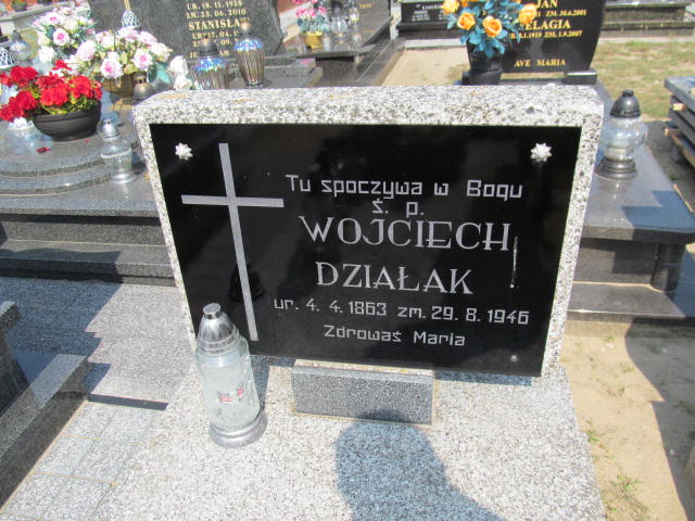 Wojciech Działak 1863 Bukownica - Grobonet - Wyszukiwarka osób pochowanych