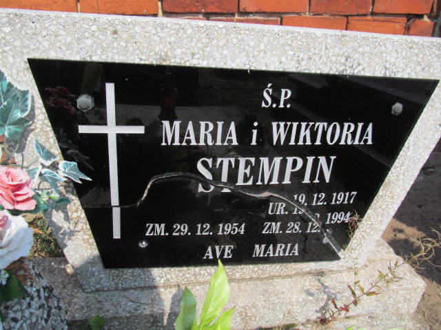 Wiktoria Stempin 1917 Bukownica - Grobonet - Wyszukiwarka osób pochowanych