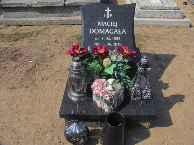Grób Maciej Domagała 