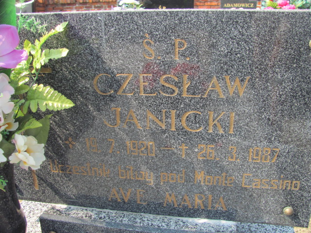 Czesław Janicki 1920 Bukownica - Grobonet - Wyszukiwarka osób pochowanych