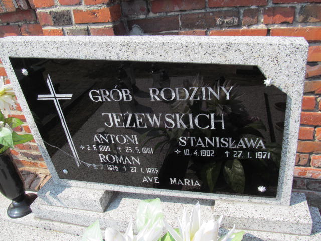 Antoni Jeżewski 1896 Bukownica - Grobonet - Wyszukiwarka osób pochowanych