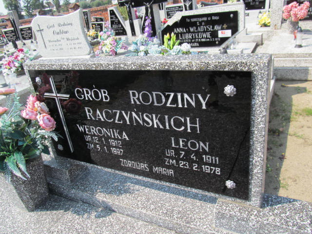 Weronika Raczyńska 1912 Bukownica - Grobonet - Wyszukiwarka osób pochowanych